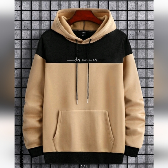 🤑5/$25 SHEIN Dreamer Colorblock Hoodie - Picture 1 of 7